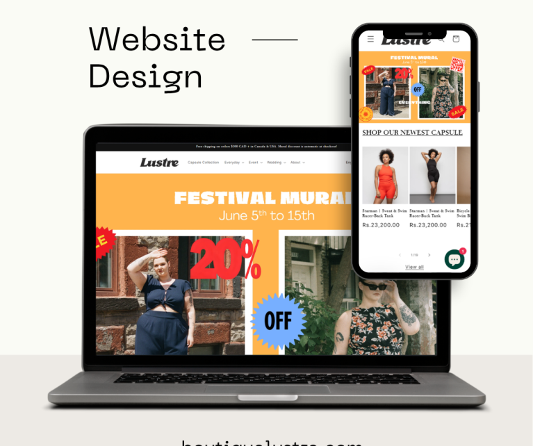 Boutique Lustre approached us with a vision to build a modern, luxurious, and fashion-forward online store that would reflect the elegance of their brand. Specializing in premium women’s clothing and accessories, the goal was to create a visually captivating e-commerce platform that delivers an upscale shopping experience while being fast, secure, and easy to navigate across all devices.